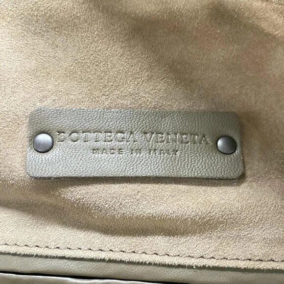 Auth BOTTEGA VENETA - Brown Leather B********* Boston Bag - Picture 9 of 12